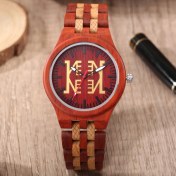 Resim 2xudc Stil 6 Yeni Spor Ahşap Izle Takvim Su Geçirmez Erkek Izle Özel Logo Erkekler Kuvars Izle (Yurt Dışından) 