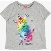 Resim Koton Kız Bebek Baskili T-Shirt 