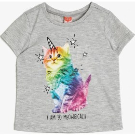 Resim Koton Kız Bebek Baskili T-Shirt 