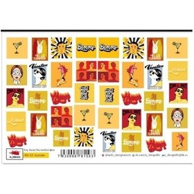 Resim Tnl Professionel Takma Tırnak Stiker Md-19 
