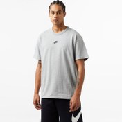 Resim Nike Sportswear Premium Essential Sustainable Erkek Gri T-Shirt 