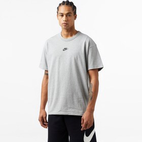 Resim Nike Sportswear Premium Essential Sustainable Erkek Gri T-Shirt 