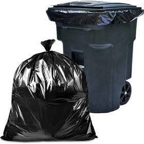 Resim Kalbi Ticaret Kalın Çöp Torbası 300 gr x 1 Rulo Siyah Çöp Poşeti 80x110 cm Jumbo Endüstriyel Çöp Torbası 