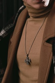 Resim Bysilverstone 925 Ayar Gümüş Tapınak Şövalyesi Ve Kurukafa Kolye 