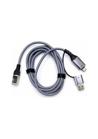Resim Usb 3.0 Ve Type C - Gigabit Ethernet Adaptörü 2in1 Usb 3.0 Type C 10/100/1000 
