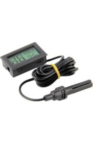 Resim Aciko Problu Termometre Sıcaklık Ölçer ve Nem Ölçer Higrometre 