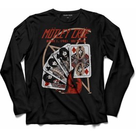 Resim Kendim Seçtim Mötley Crüe Heavy Metal Music Uzun Kollu Tişört Baskılı Çocuk T-Shirt 