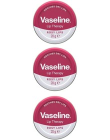 Resim Lip Therapy Dudak Kremi Rosy Lips 20 Gr X 3 Adet 