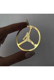 Resim Nida Jewelry 925 Ayar Gümüş Jordan Küpe Altın Kaplama 