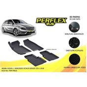 Resim Perflex Pxm-mb25 Havuzlu Paspas 3d X-mat Siyah B-serisi W246 11-17 