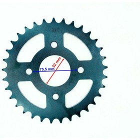 Resim MOTOSPARTAN KYMCO ATV 150 ARKA DİŞLİ 520 33T İÇ 52MM 4 DELİKLİ 