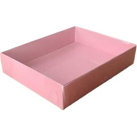 Resim Asetat Kapaklı Karton Kutu 12X15X3 25 Adet Pembe N11.9105 