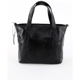 Resim Derinss Leather DERİNSS DKB563 Hakiki Deri Siyah Kadın El ve Omuz Çantası 