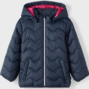 Resim Name İt Lacivert Kız Bebek Fermuarlı Uzun Kollu Düz Mont NMFMAGGY JACKET PB 