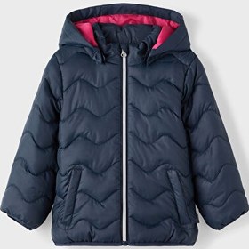 Resim Name İt Lacivert Kız Bebek Fermuarlı Uzun Kollu Düz Mont NMFMAGGY JACKET PB 