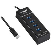 Resim S Link Sl Usb C63 Usb3.1 Type C To 4Port 3.0 Çevirici Hub 