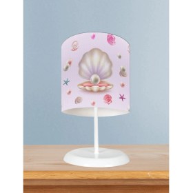 Resim Mekta Home Bebek ve Çocuk Odası Seksekli ve Deniz Fenerli Abajur 