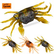 Resim 3 adet Yüksek Karbon Çeliği ile Yapılmış Gerçekçi Karides Kanca, 3D Gerçekçi Tasarım ile Doğal Yem, Yumuşak Yemlerle Deniz Balıkçılığı için Uygun, 3Cm Boyutunda ve 34G Ağırlığında, Üç Renkte Mevcut. 