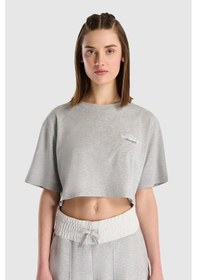Resim New Balance Kadın Tişört Gri 
