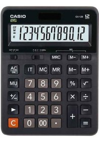Resim Casio GX-12B-BK 12 Hane Hesap Makinesi 
