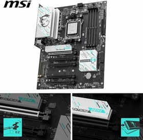 Resim MSI B840 GAMING PLUS WIFI AM5 DDR5 8000(OC) Mhz ATX Gaming (Oyuncu) Anakart 