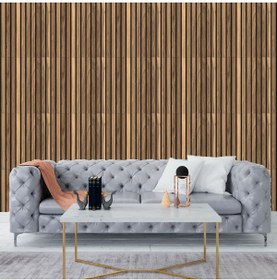 Resim Mony Tasarım Çıta Akustik Duvar Paneli - Tesbih Model 6 mm 