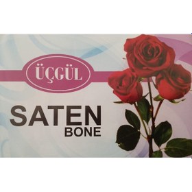 Resim Üçgül Saten Bone Beyaz 