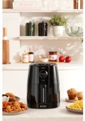 Resim Karaca Smart Cook 60 Dakikaya Kadar Zaman Ayarlı Compact Airfryer Space Grey 2 Kişilik 