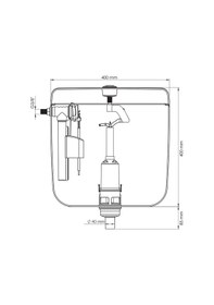 Resim Hisar Klozet Üstü Rezervuar Çok Renkli 