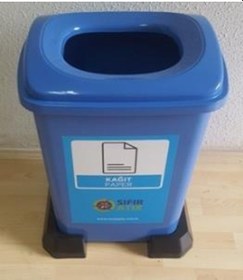 Resim Sıfır Atık Geri Dönüşüm Atık Kağıt Atık Kovası 50 Lt 