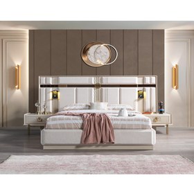 Resim mobilyabazari Sedef Yatak Odası Takımı 2 Adet Komodin 