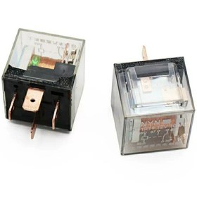 Resim Genel Markalar Mini Role 12v 5 Uçlu 40ah Led Li Şeffaf Su Geçirmez Çift Platin 