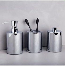 Resim System Tezgah Üstü Pamukluk Krom Renk 122X80X80 Mm 