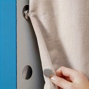 Resim 10 adet Modern Metal Manyetik saç tokası - Perdeler için, Kolay Duvar Montajı, Matkap Gerektirmez, Güçlü Manyetik Klipsler Duş Perdeleri, Dikiş Kapatma ve Stickerlar için, Perde saç tokası, Kapı ve Duvar Kapatma, Şık Metalik Bitiş, Şık Tasarım, Matkap Gerektirmez Kurulum 