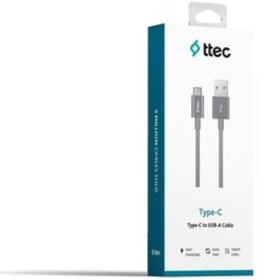 Resim TTEC USB-A - USB-C ŞARJ KABLOSU SİYAH 