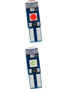 Resim Homyl 2 Adet Araba Motosiklet Led Pano Işık T5 3smd Stild 