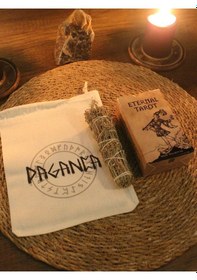 Resim Eternal Tarot Destesi 78 Kart - Arındırma Kesesi - Demet Tütsü 