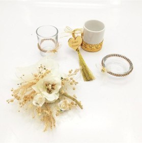 Resim Loradavet Lora Davet Damat Kahve Fincanı. Bardak. Lokumluk ve Çiçektakımı ( (540460067) 