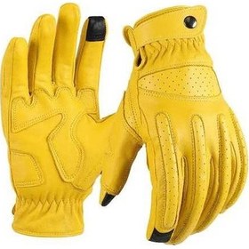 Resim Dancemonkey Motosiklet Koyun Derisi Eldivenleri, Dokunmatik Eldiven, Güneş Koruyucu Eldivenler 