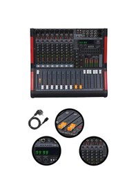 Resim Maxword Dc08-pro 2x99 Dsp Efekt Ses Mikseri 8 Kanal Deck Mixer 