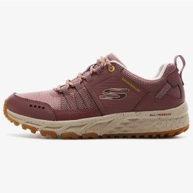 Resim Skechers Escape Plan-endless Pursuit Water Repellent Leather Memory Foam Womens Outdoor Shoes Su Tutmayan Hafızalı Taban Hakiki Deri Kadın Outdoor Ayakkabı Mor 