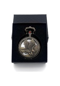 Resim Valkyrie Vintage Kartal Motifli Retro Köstekli Cep Saati - Beşiktaş Saat - Kutulu Hediyelik 
