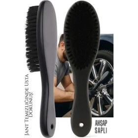 Resim Bfs Jant Temizlik Fırçası Hassas Jant Temizleme Fırçası Ahşap Saplı 