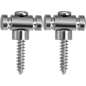 Resim Yaleker Elektro Gitar Telleri Sabitleyici Aparatı 2 Adet - Ton Stabilitesi Ve Kayma Azaltma - Gümüş Renk - Vidalı Yüksek/düşük Seti 