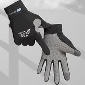 Resim Açık Hava Spor Eldivenleri, Taşınabilir Nefes Alabilen Tam Parmak Nakışlı Tasarım ve Ayarlanabilir Bilek Kayışı Tokalı, Çıkartmalara Balıkçılığa & Aktivitelere Unisex - Çoklu Renk Seçeneği, İdeal hediye fikri ve Babalar Günü için Mükemmel 