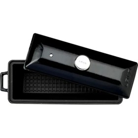 Resim Lidyahan Store Döküm Ekmek Kabı/terrine, 11X29 Cm, Siyah 