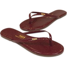 Resim Tkees TK-2250 Klasik Parmak Arası Bordo Kadın Terlik 