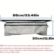 Resim Şişme Botlar için 85 cm / 33.46 inç Koltuk Altı Su Geçirmez Depolama Çantası - 420D Ağır Hizmet Tipi Oxford Kumaş, Dayanıklı ve Aşınmaya Karşı Dirençli, Lastik Botlar, Şişme Botlar ve Kano ile Uyumlu 