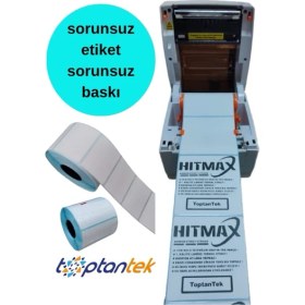 Resim Toptantek Barkod Etiketi 30X40 mm Lamine Termal 
