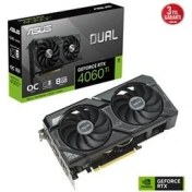 Resim Asus RTX4060-TI 8gb Gddr6 128BIT 3xdp/hdmı (DUAL-RTX4060TI-O8G-SSD) 